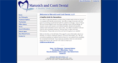 Desktop Screenshot of marcondental.com